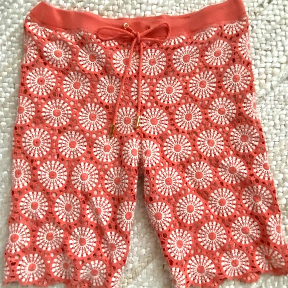 Tory Burch Crochet Knit Shorts